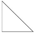 رسم مثلث قائم زاویه