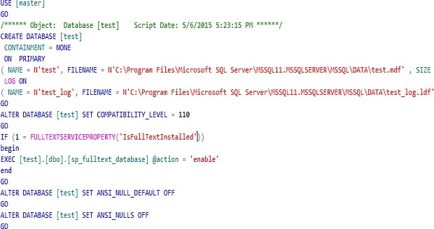 نحوه اجرای فایل های script.sql در sql server 2012